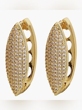 Pancea NEW Pavé Hoop Earrings